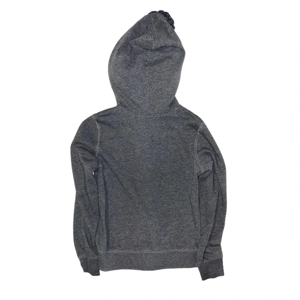 JUSTICE Girl's Grey Full Zip Hoodie Size 10